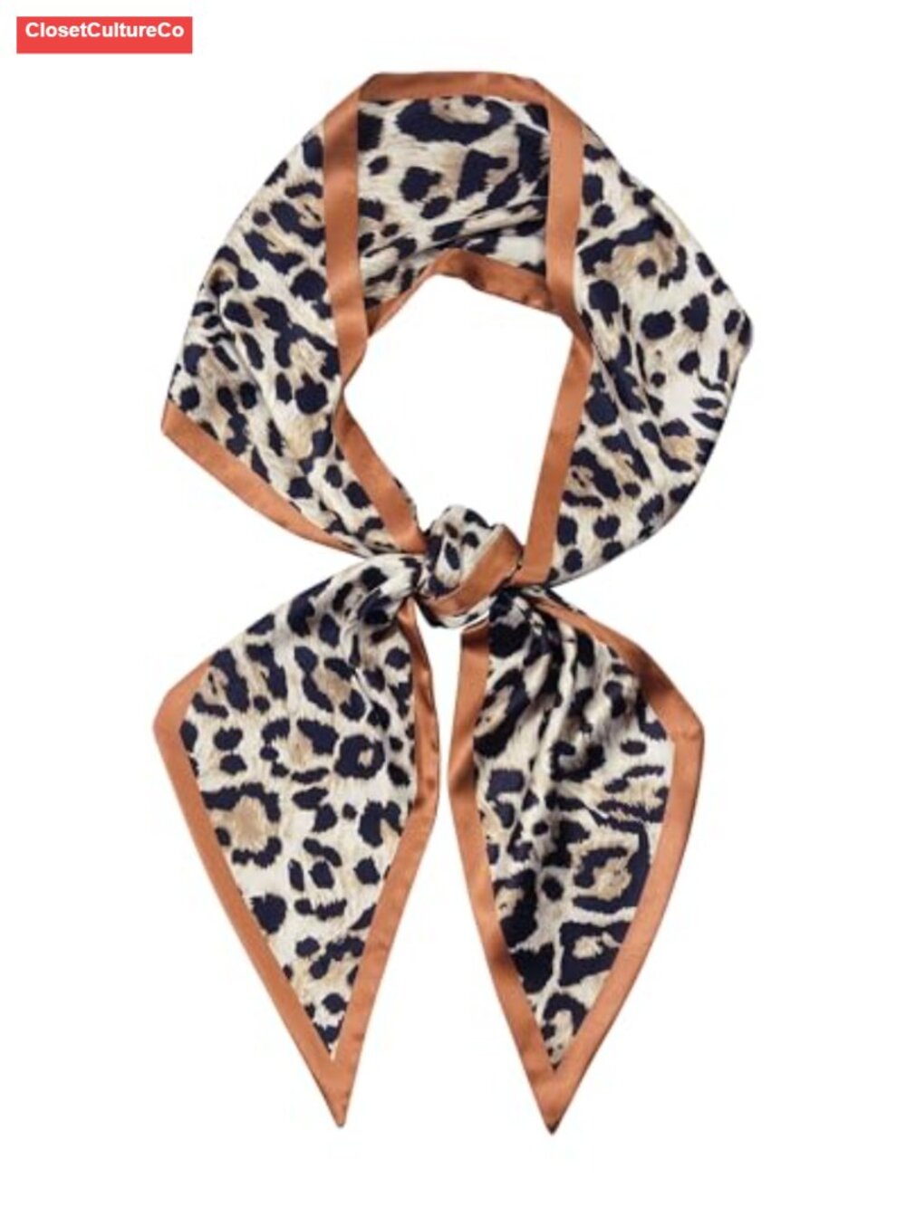 Skinny Satin Polyester Scarf Hair Neck Wrap Purse Bag Charm for Women